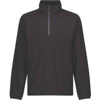 Regatta Navigate Half Zip Fleece Black/Seal Grey X Large 43.5" Chest (363TU)