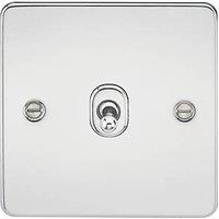 Knightsbridge 10AX 1-Gang 2-Way Light Switch Polished Chrome (363VF)