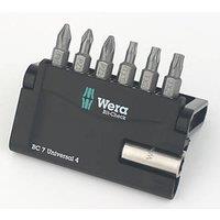 Wera Bit-Check 7 Universal 4 1/4 Hex Shank Mixed Bit Set 7 Pieces (364FW)
