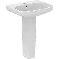 Ideal Standard i.life A Washbasin & Pedestal 1 Tap Hole 600mm (364HM)