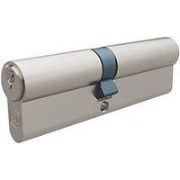 Smith & Locke 1 Star 6-Pin Euro Double Cylinder Locks 45-55 (100mm) Silver 2 Pack (364PX)