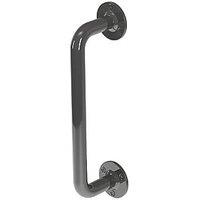 Rothley Angled Household Steel Grab Rail Gun Metal 457mm (364RG)