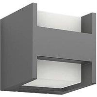 Philips Hue Arbour Outdoor LED H-Shape Garden Wall Light Anthracite 4.5W 800lm (364RK)