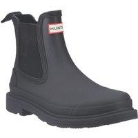 Hunter Commando Chelsea Size 9 Black Waterproof Non Safety Dealer Boots (365XN)