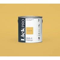 LickPro Max+ 2.5Ltr Yellow 03 Matt Emulsion Paint (366JY)