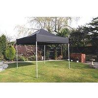 Mini Marquees 10' x 10' (Nominal) Hip Fabric Gazebo Black (366RW)