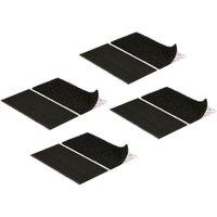 Velcro Brand Black Heavy Duty Stick-On Strips 4 Pack (366TM)