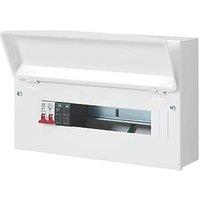MK Sentry 16-Module 16-Way Part-Populated High Integrity Main Switch Consumer Unit with SPD (366VF)