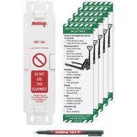 Scafftag Pallet Truck Tag Kit 7 Pieces (366YU)