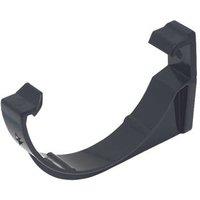 FloPlast uPVC Half Round Fascia Brackets Black 76mm 10 Pack (36718)