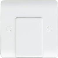 Knightsbridge Curved Edge 20A Unswitched Flex Outlet White (367YA)