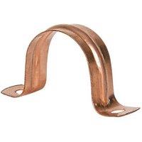 Essentials 28mm Pipe Clips Copper 5 Pack (3680R)