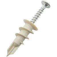 Easyfix Self-Drill Plasterboard Fixings Nylon 32mm 100 Pack (3685H)