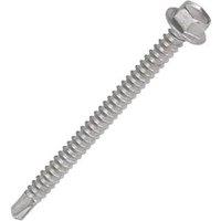 Timco Socket Self Drilling Roofing Screws 5.5mm x 25mm 100 Pack (36886)