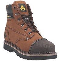Amblers AS233 Size 7 Brown Waterproof Steel Toe Cap Safety Boots (368JV)