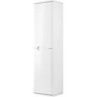 Curve Tall Unit White Gloss 350mm x 250mm x 1200mm (368PJ)