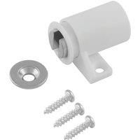 Essentials Round Magnetic Cabinet Catches White 16mm x 16mm 10 Pack (368TE)
