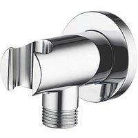 Aqualisa Wall Outlet with Hand Shower Holder Chrome 53mm (370HP)