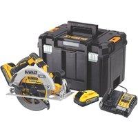 DeWalt DCS573H2T-GB 190mm 18V 2 x 5.0Ah Li-Ion PowerStack Brushless Cordless Circular Saw (370VN)