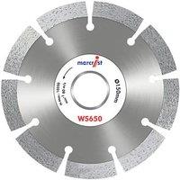 Marcrist WS650 Masonry Diamond Wall Chasing Blades 150mm x 22.23mm 2 Pack (3711R)