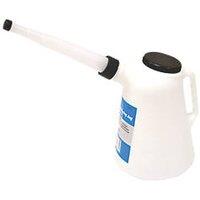 Hilka Pro-Craft ABS Plastic Measuring Jug with Spout White 5Ltr (371PG)