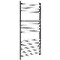 Towelrads 800mm x 400mm 570BTU Stainless Steel Flat Designer Towel Radiator (371RY)