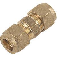 Flomasta Brass Compression Equal Coupler 10mm (37293)