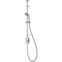 Aqualisa Visage Gravity-Pumped Ceiling-Fed Single Outlet Chrome Thermostatic Digital Shower (372PG)