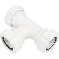 McAlpine V8M Swept Tee White 32mm (37324)