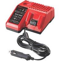 Milwaukee M12-18 AC 12/18V Li-Ion RedLithium In-Car Charger (373HP)