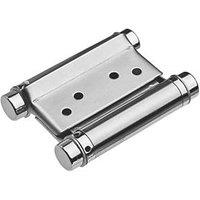 Smith & Locke Satin Nickel Spring Hinge 75mm x 132mm (373PX)