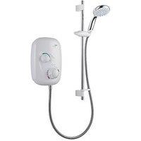 Mira Event XS Rear-Fed White Power Shower (3744R)