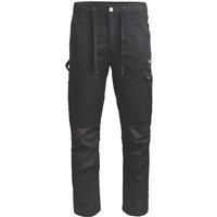 Site Tesem Multi-Pocket Work Trousers Black 34" W 32" L (374KY)