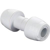 Hep2O Plastic Push-Fit Equal Keyless Coupler 10mm (374RE)