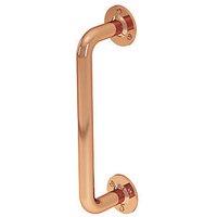 Rothley Angled Household Grab Rail Polished Copper 457mm (374RG)