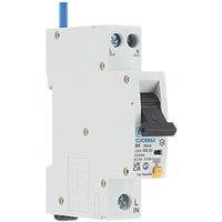 British General Fortress 6A 30mA Type A SP & N B Curve Compact RCBO (374VF)