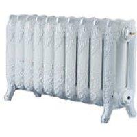 Arroll 470mm x 834mm 3070BTU White Cast Iron 3 Column Radiator (3759P)