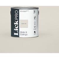 LickPro Max+ 2.5Ltr Beige 03 Matt Emulsion Paint (375JY)