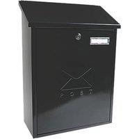 Burg-Wachter Grand Post Box Black Metallic (375PH)