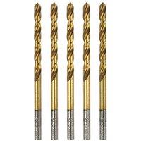 Erbauer Straight Shank Metal Drill Bits 2.5mm x 57mm 5 Pack (37620)