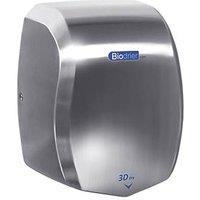 Biodrier 3D Smart High Speed Variable Temperature Hand Dryer Brushed Stainless Steel 200-800W (376JX)