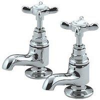 Bristan 1901 Vanity Basin Taps Chrome 1 Pair (37778)