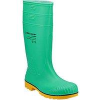 Dunlop Acifort HazGuard Size 11 Green Steel Toe Cap Safety Wellies (377JX)