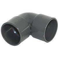 FloPlast Solvent Weld Waste Bend 90 Anthracite Grey 40mm 5 Pack (377KJ)