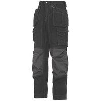 Snickers 3223 Floorlayer Work Trousers Grey/Black 33" W 32" L (37831)