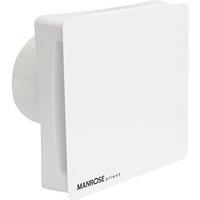 Manrose CSF100S 100mm (4") Axial Bathroom Extractor Fan White 240V (378GY)