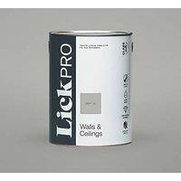 LickPro Max+ 2.5Ltr Grey 11 Matt Emulsion Paint (378JY)