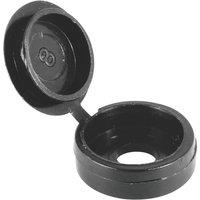Timco 4-9ga 100 Pack Black Plastic Screw Caps (378KF)