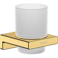 Hansgrohe AddStoris Toothbrush Tumbler Polished Gold Optic (378VG)