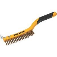 Roughneck Soft-Grip Brass Wire Brush (379JF)